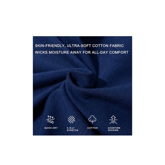 Willit Women's Shorts 10" Bermuda Cotton Long Shorts NWT - Navy - NWT Small - Picture 3 of 8